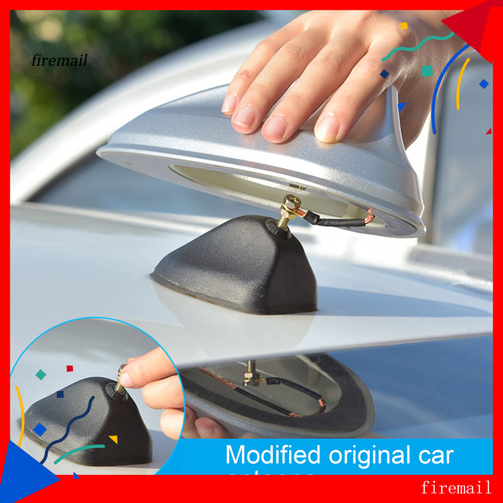 [FM] เสาอากาศหูฉลามสัญญาณวิทยุ FM Universal Water-proof Roof Tail Aerial สําหรับจัดแต่งทรงผมรถ