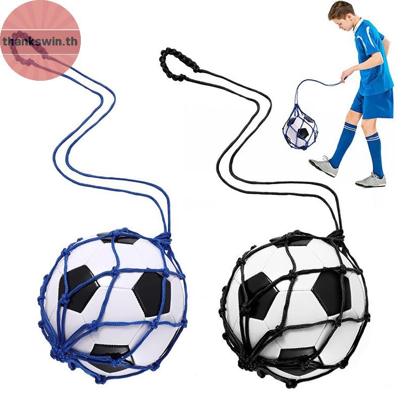 Thankswin Youth Football Self Trainer Kick Net Pocket Mesh Carry Bag, Bag th