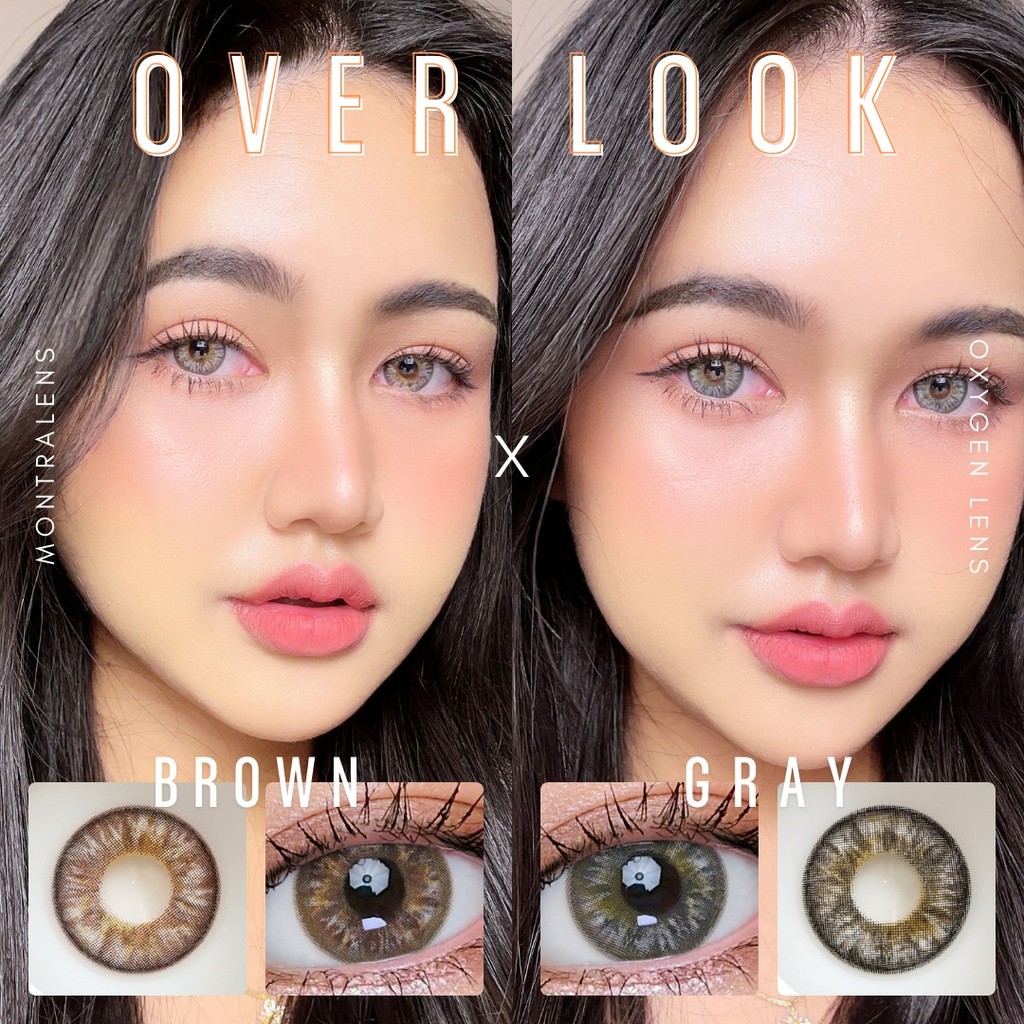 🔥คอนแทคเลนส์✨ขนาดบิ๊กอาย✨ Over look (Montra)