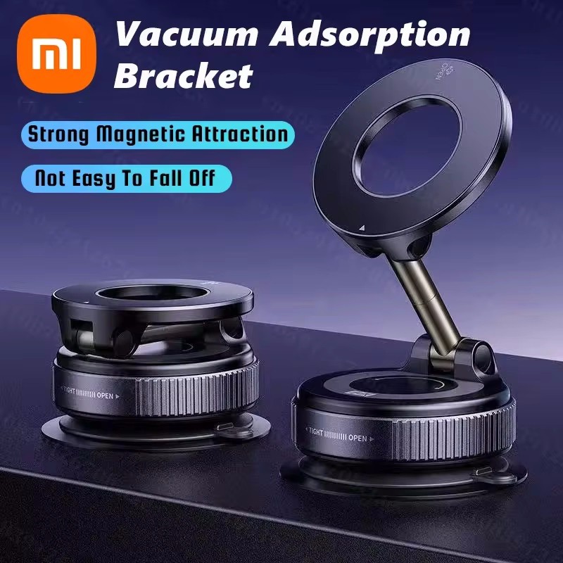 (ในสต็อก) Xiaomi 360° ปรับสูญญากาศแม่เหล็กดูดถ้วยดูดโทรศัพท์เมาแฮนด์ฟรีแม่เหล็กที่วางโทรศัพท์มือถือสําหรับโต๊ะ/ห้องน้ํา/รถวงเล็บสากล