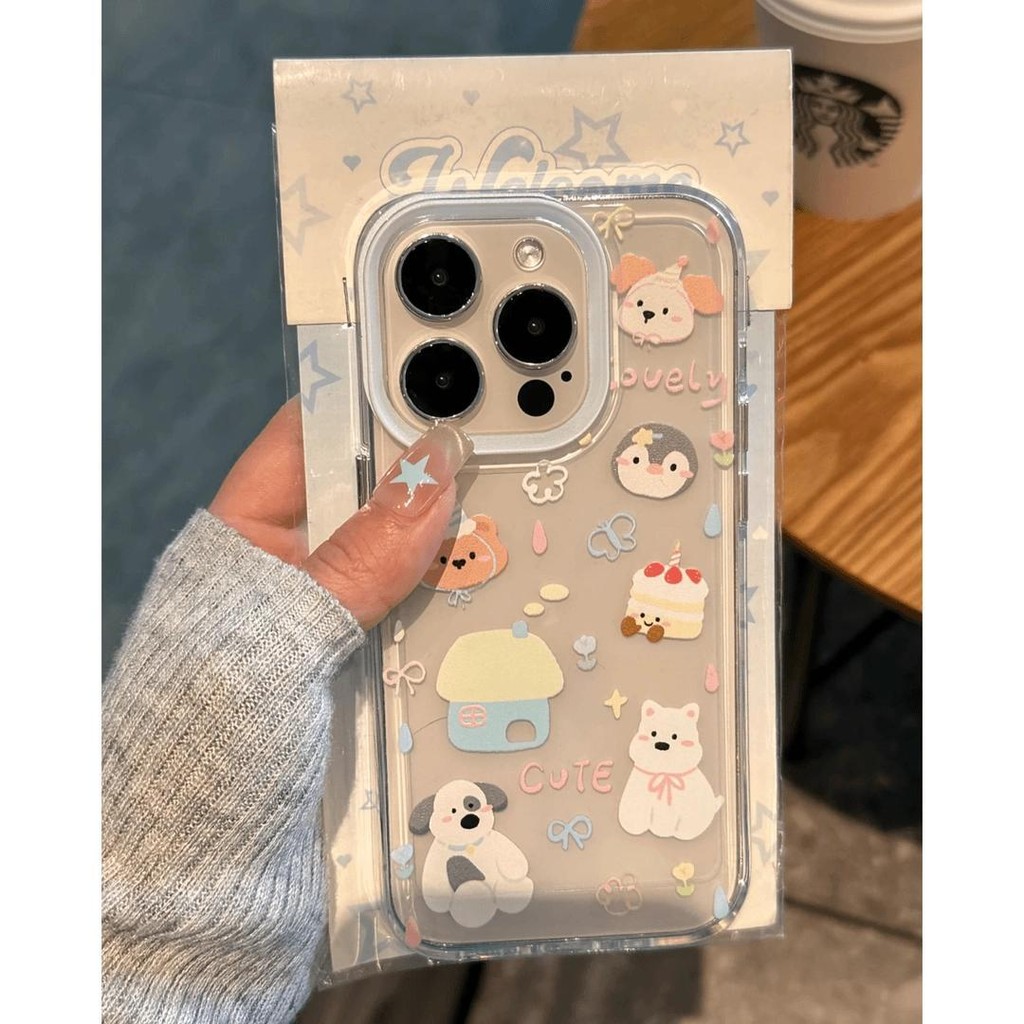 เค้กลูกสุนัขเพนกวินสําหรับOppo A97 K11 A52 A58 A98 A31 A74 A54 A16K A92S A38 A16 A17 A57 A7 A55 A9 A