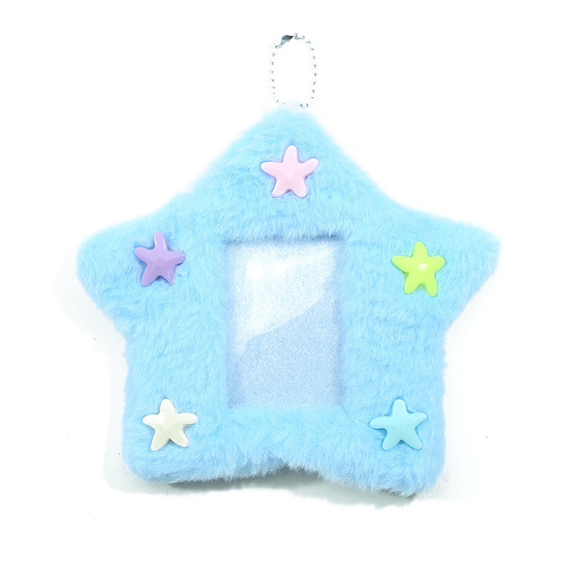 1 PC Photo Card Holder น่ารักการ์ตูน Plush Photocard Holder Kpop Photocard ผู้ถือ ID Card ป้องกัน Ka