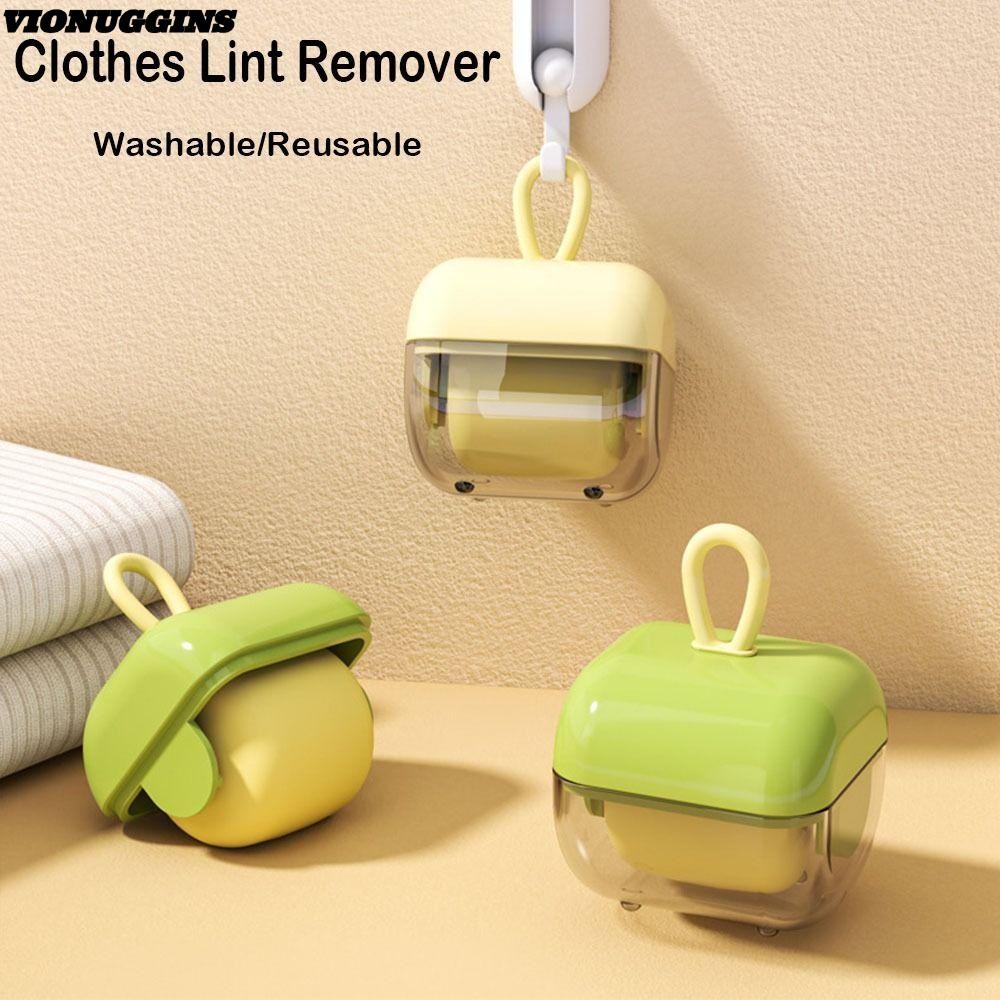 Vionuggins เสื้อผ้าผม Sticky Roller, ล้างทําความสะอาดได้กําจัดฝุ่นสัตว์เลี้ยง, Eliminator แปรงกําจัด