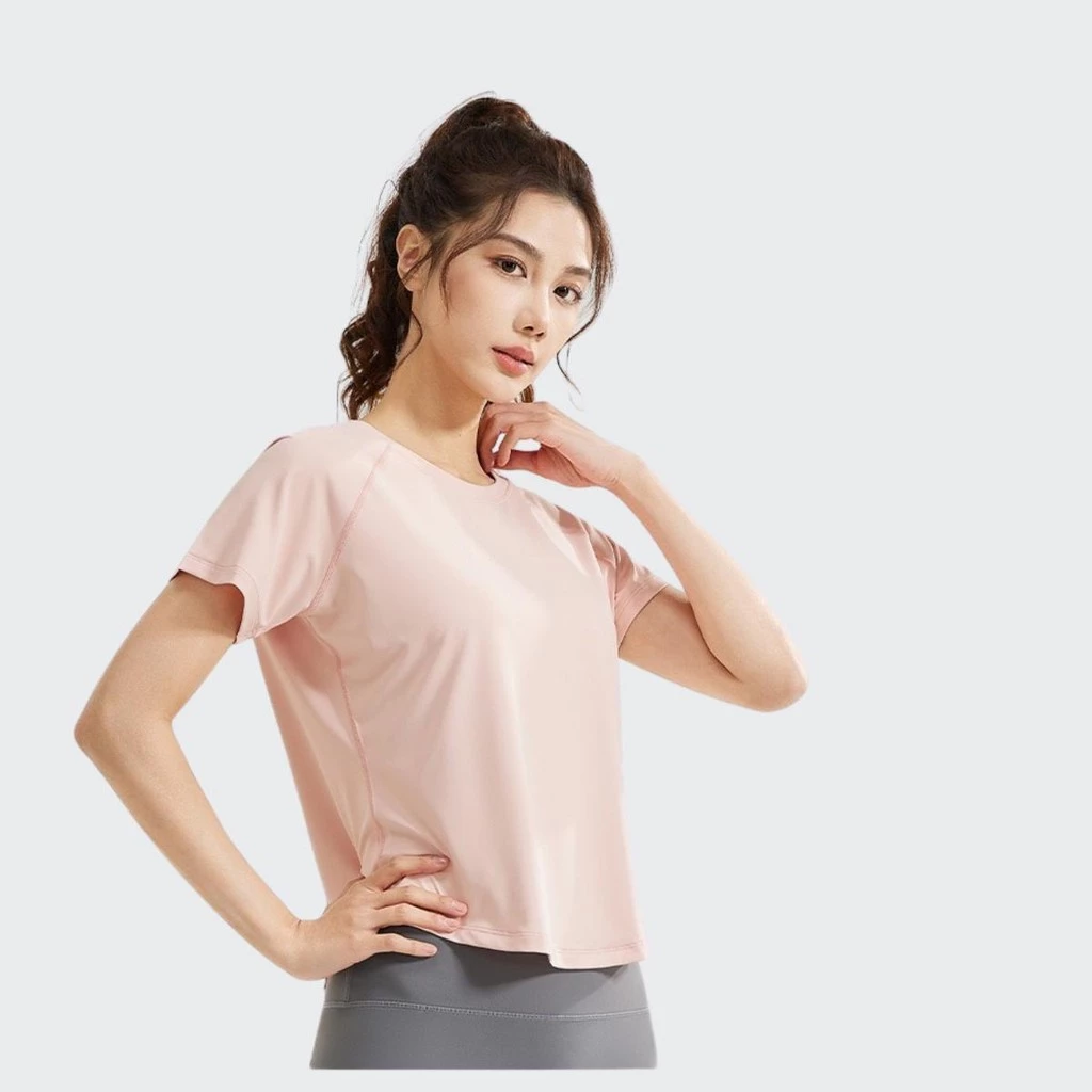 เสื้อโยคะผู้หญิง ผ้านิ่ม ระบายอากาศ กีฬา ฟิตเนส หลายสี thumbnail 7