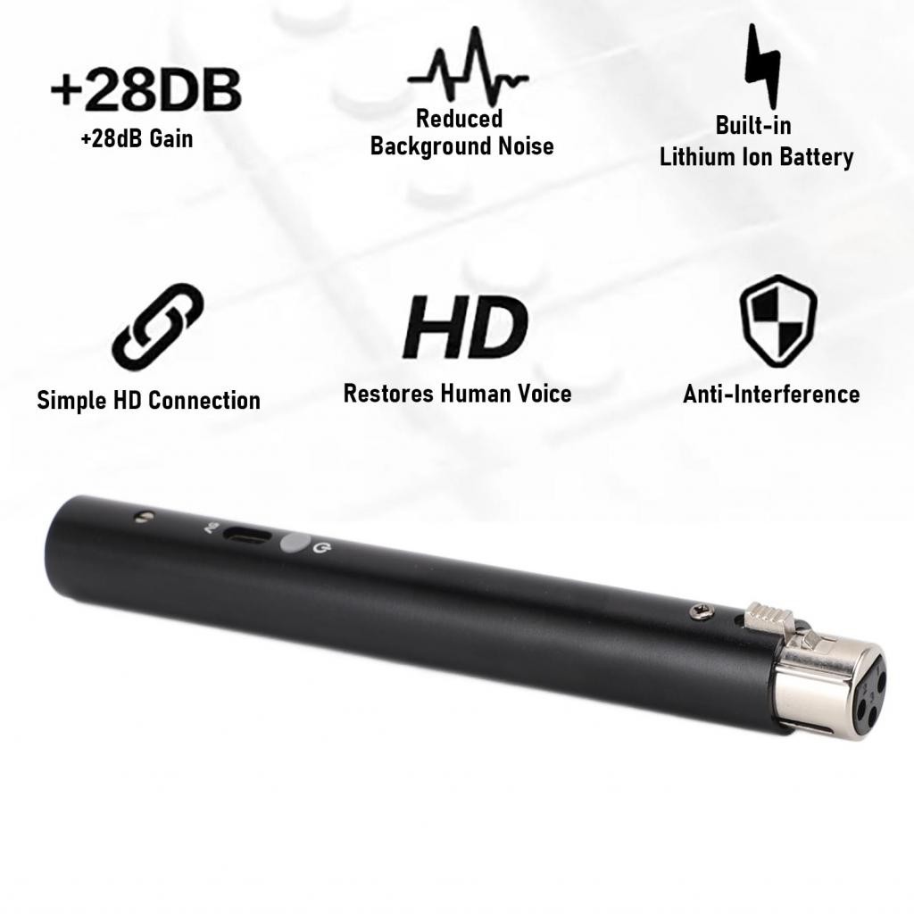 อินเตอร์เฟส Microphone Preamp Type C แบบไดนามิกสำหรับการบันทึกสตูดิโอ