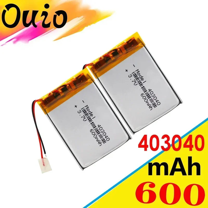 3.7V Lithium Polymer Battery043040403040 600mAh MP3 MP4 GPS Bluetooth Lithium Battery Small Stereo B