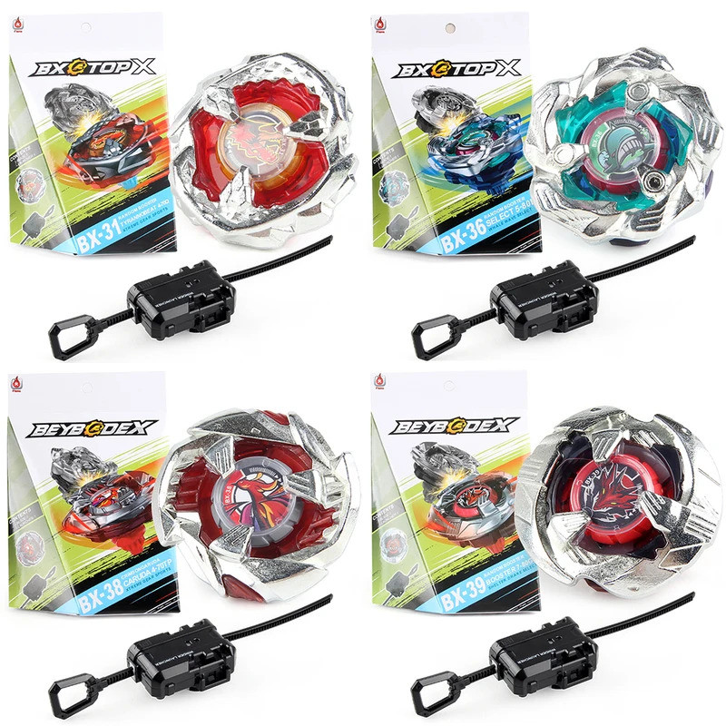 Beyblade Burst BX-36 Whale Wave BX-38 BX-39 BX-31 Booster Spinning Top Metal Battle ของเล่น Ripcord 