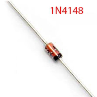 Pulse Diode 1N4148 450mA 100V Pin DO-35 DIP - Zenner Diode 4148