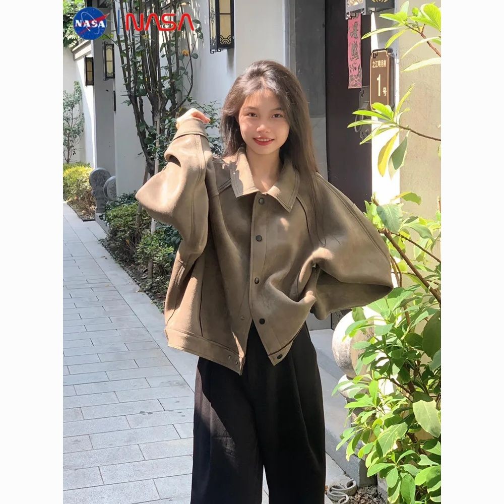 Classic Academy Style Jacket Trend Co-Brand Nasa Maillard Casual Jacket Fashion Easy to Coat