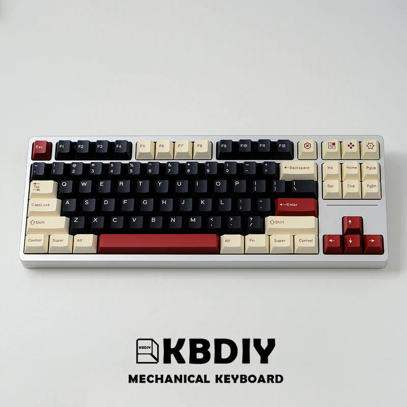 KBDiy GMK Keycaps PBT Double Shot ISO Rome Keycap Cherry Profile For K500 Mechanical Keyboard DIY KI