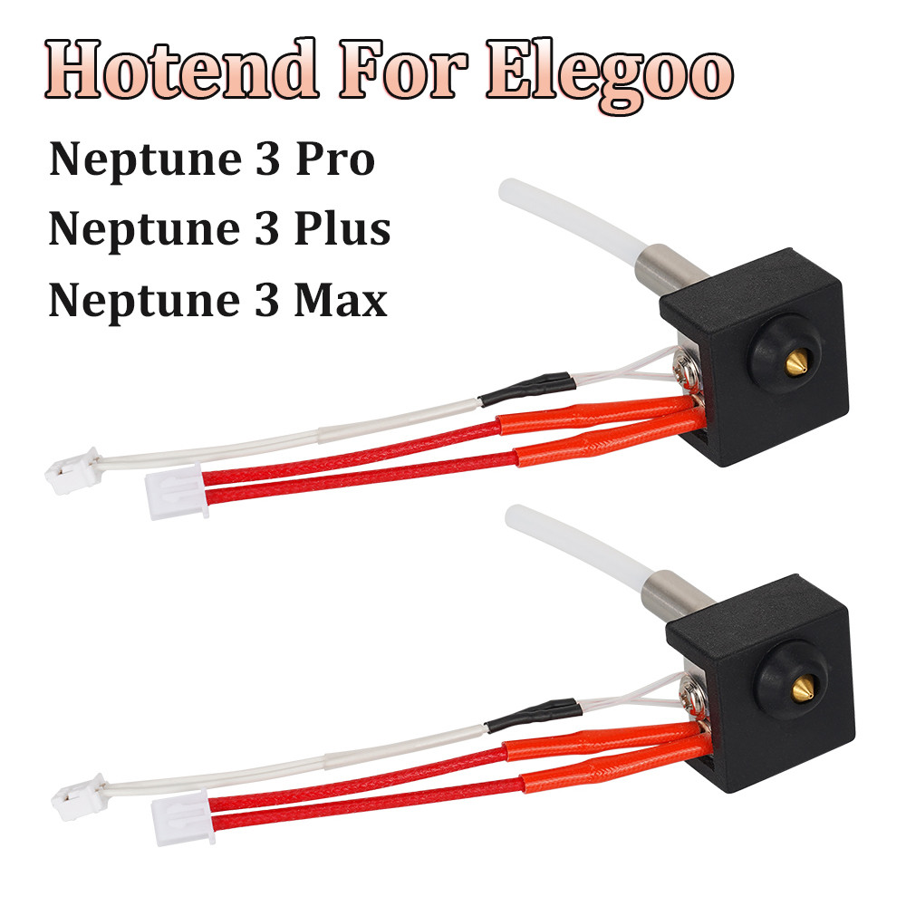 หัวพิมพ์สําหรับ Elegoo Neptune 3 Pro Neptune 3 Plus Neptune 3 Max Hotend Kit 24V 40W Hot End 3D ชิ้น