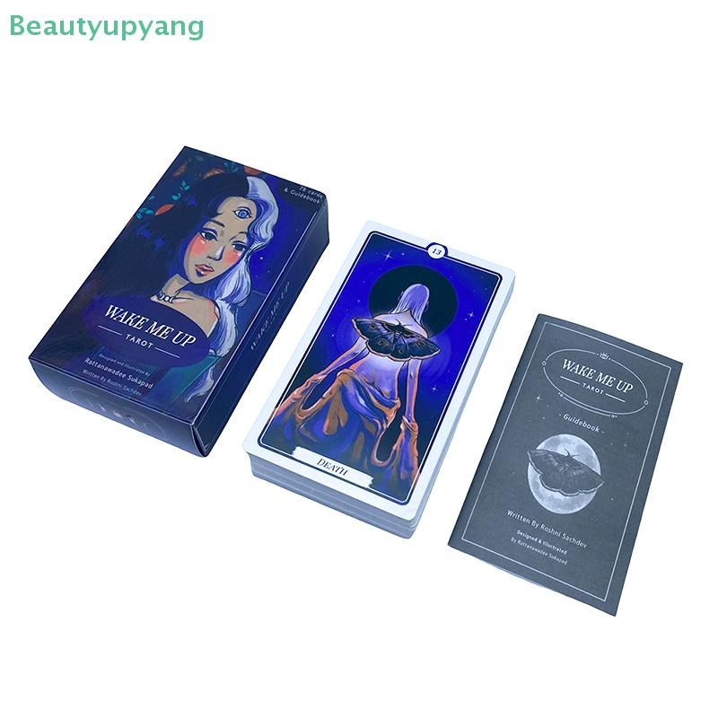 [Beautyupyang] 12*7 ซม.Wake Me Up Tarot Card Divination Prophecy Deck Party Board Game w/Manual