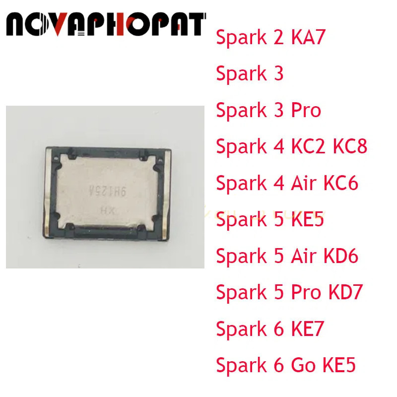 1PCS ลําโพงสําหรับ Tecno Spark 2 3 4 5 6 Pro Air KA7 KC2 KC4 KC6 KE5 KD6 KD7 KE7 KE6 Loud ลําโพง Buz