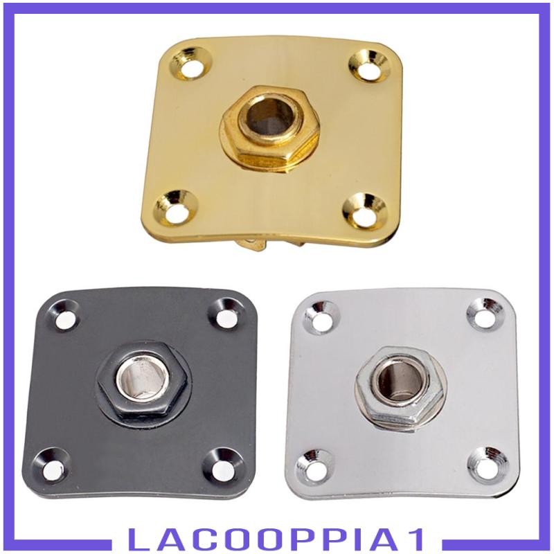 [Lacooppia1] แผ่นเอาท์พุตซ็อกเก็ตสแควร์สําหรับกีตาร์ไฟฟ้า LP สีทอง