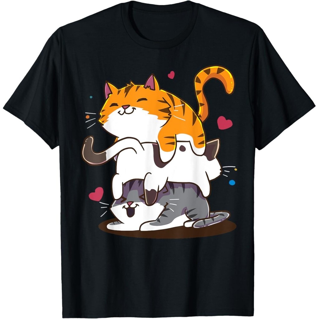 Cat Anime Kawaii Neko Cats & Anime Lover Gift เสื้อยืด