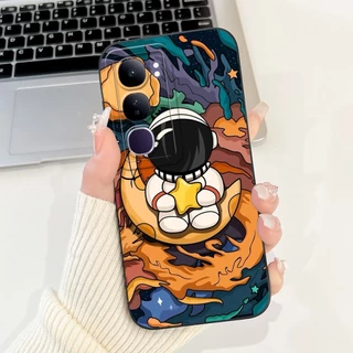 Vivo Y200 (5G) น่ารักนักบินอวกาศแมวไดโนเสาร์ Jelly Case Vivo Y200 5G Soft Silicon กันกระแทกเคสโทรศัพท์