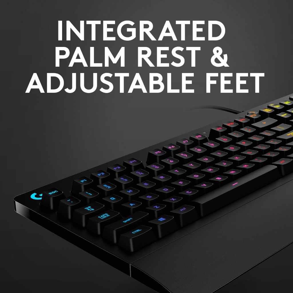 LOGITECH G213 PRODIGY GAMING KEYBOARD คีย์บอร์ดเกมมิ่ง คีย์ TH/EN กันน้ำ