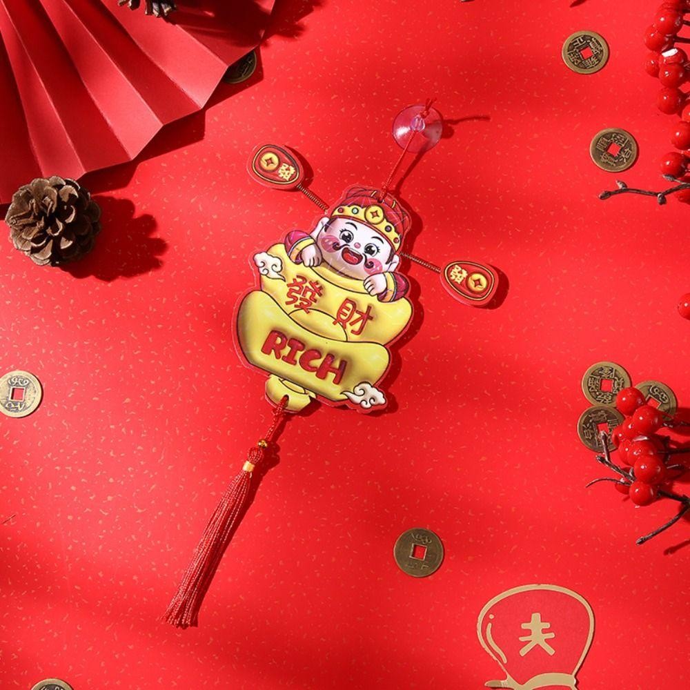 ฟูหุย จีนเทพเจ้าแห่งความมั่งคั่งแม่เหล็กติดตู้เย็น,การ์ตูนโบราณเทพเจ้าแห่งความมั่งคั่งแม่เหล็กตู้เย็น,เทศกาลหูฤดูใบไม้ผลิเทศกาลน่ารักงูปีแขวนตกแต่งในร่ม - รูปที่ 4