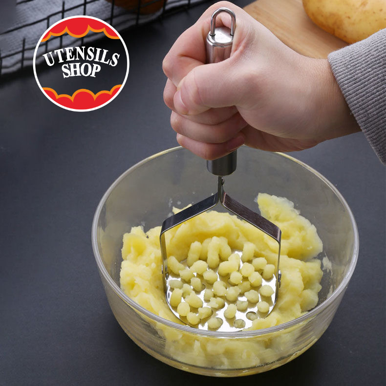UTENSILS สแตนเลสที่บดมันฝรั่ง แผ่นสำหรับบดสำหรับ มันฝรั่งผักผลไม้เครื่องมือห้องครัวอุปกรณ์เสริม