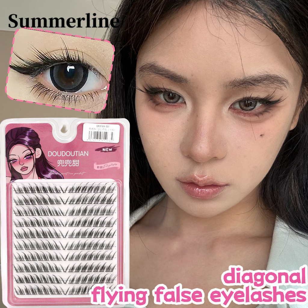 Strip Self Adhesive Eyelash Cluster - DIY อะนิเมะตา Lashes Extension ขยายเครื่องมือตา