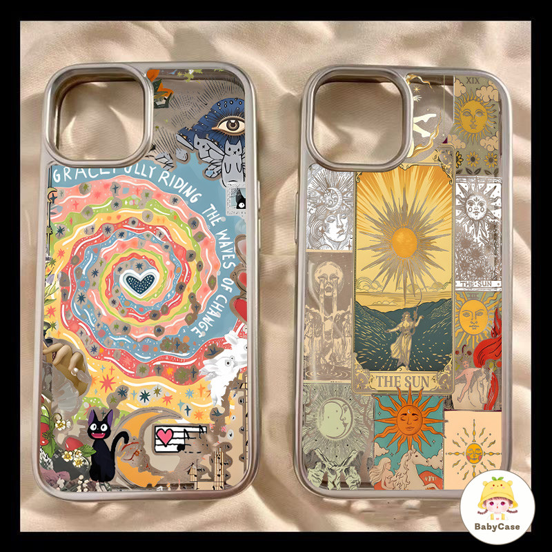 เคสไอโฟน11 สำหรับ iPhone 16 17 15 11 13 14 12 Pro Max 7 16 8 14 15 Plus XR X XS MAX ผ้าคลุมอ่อน ๆ ที่มีแสงอาทิตย์แดดจัด