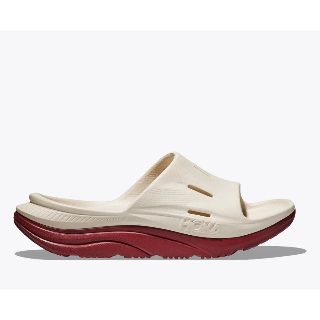 Hoka Ora recovery slide 3 [stay] ทุุ[ [สั]] eggnog/Rust