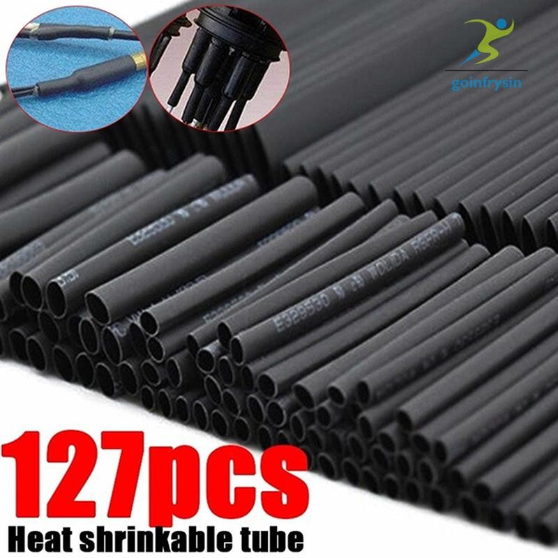 [DI] 127 ชิ้นท่อหดความร้อน 2:1 Assortment Polyolefin Tube Car Cable Sleeving Wrap TH