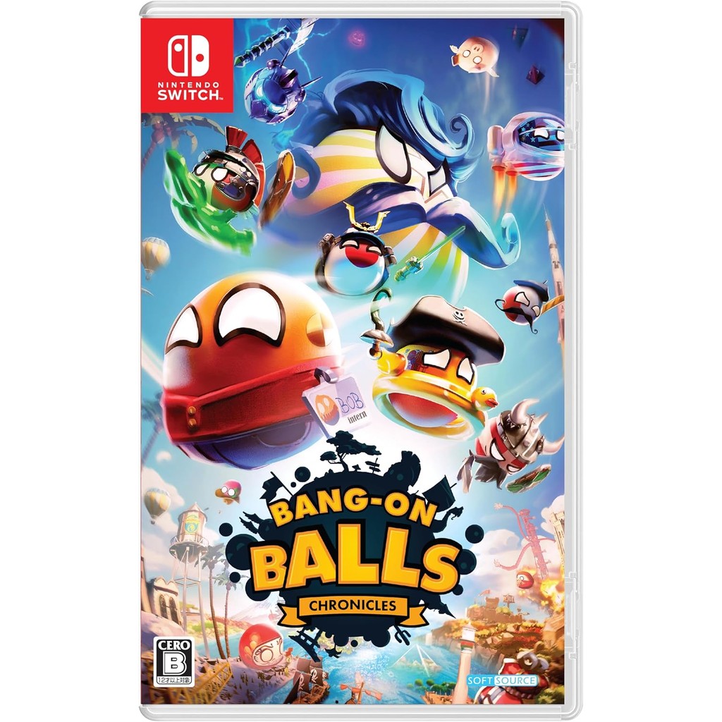 แผ่นเกม Nintendo Switch 🎮 Bang-On Balls : Chronicles | แท้มือ1 🆕 | Zone2 ญี่ปุ่น 🇯🇵 (เปลี่ยนภาษา Eng