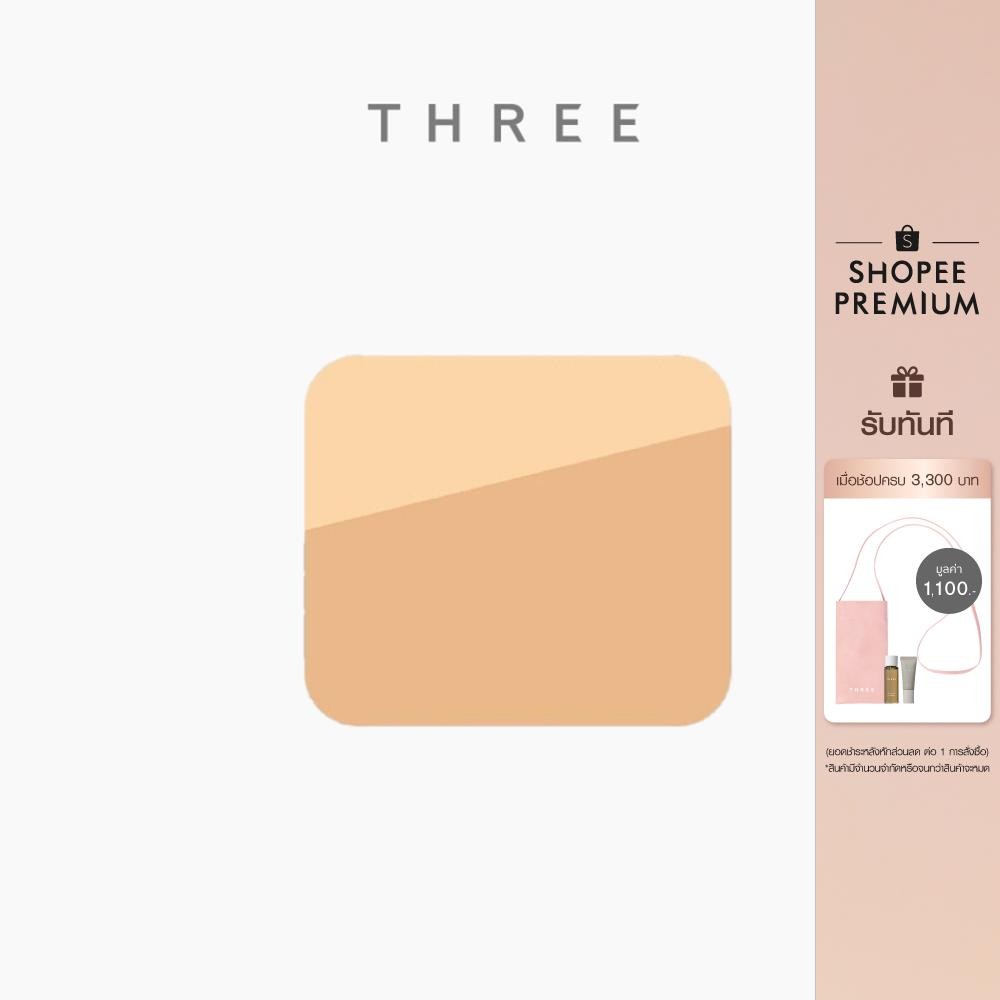 THREE Pristine Complexion Powder Foundation 12g Refill ทรี พิสทีน คอมเพล็กชั่น พาวเดอร์ ฟาวเดชั่น แป้งผสมรองพื้น รีฟีล