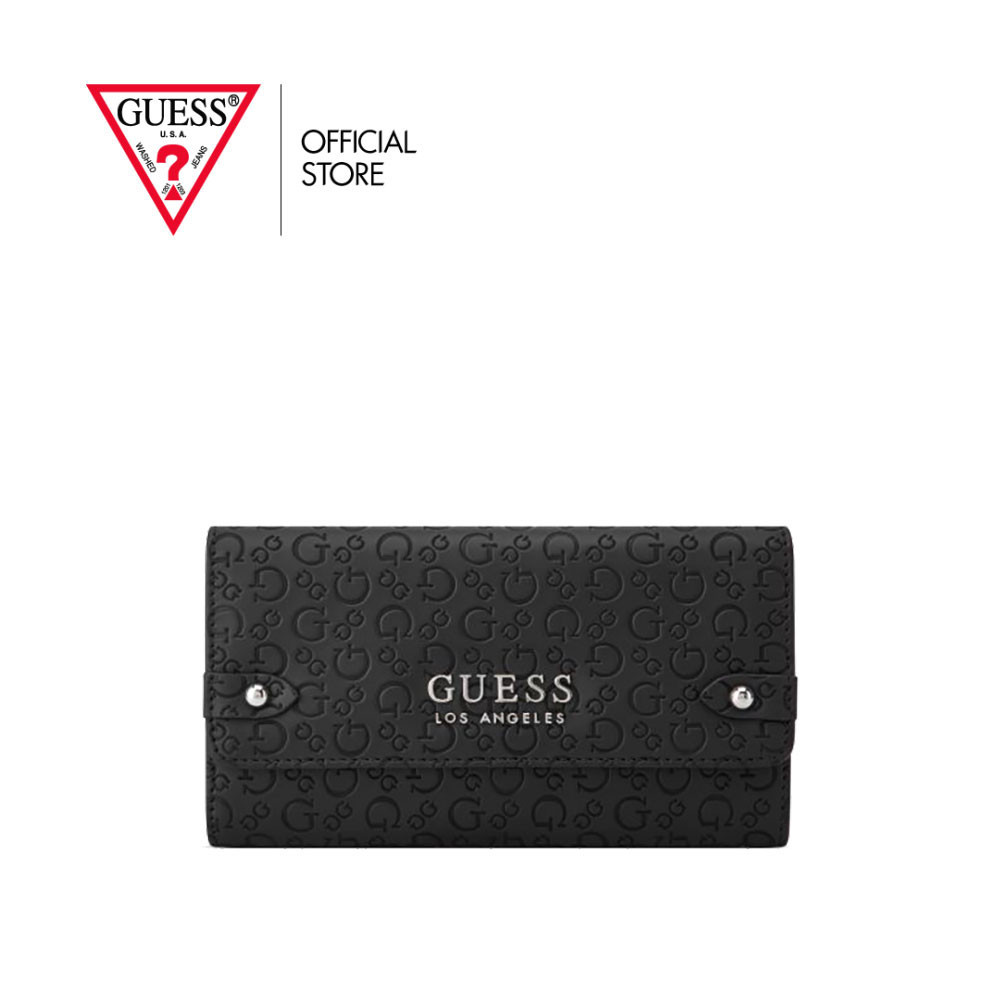 GUESS กระเป๋า รุ่น SE939951 DELPHINA SLG SLIM CLUTCH BLACK สีดำ