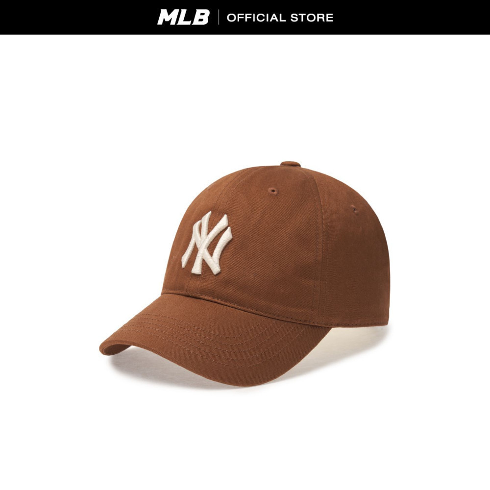 MLB หมวกแก็ป ยูนิเซ็กส์ Basic รุ่น 3ACP6601N 50BRL สีน้ำตาลอ่อน