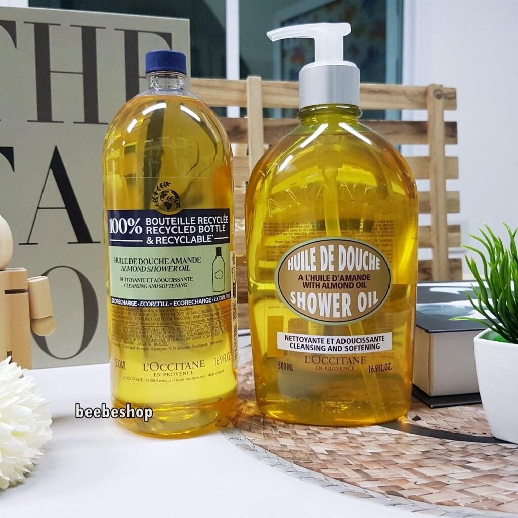 L'occitane ออยล์อาบน้ำ Almond Shower Oil 500ml กลิ่นอัลมอนด์