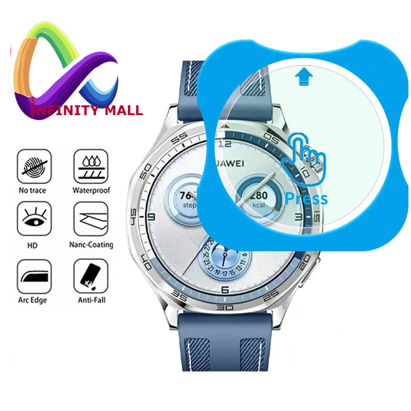 ฟิล์มกระจกนิรภัย มีบล็อค สําหรับ Huawei GT 6 / GT 6 pro / GT5 / GT 5 pro 46 41 glass