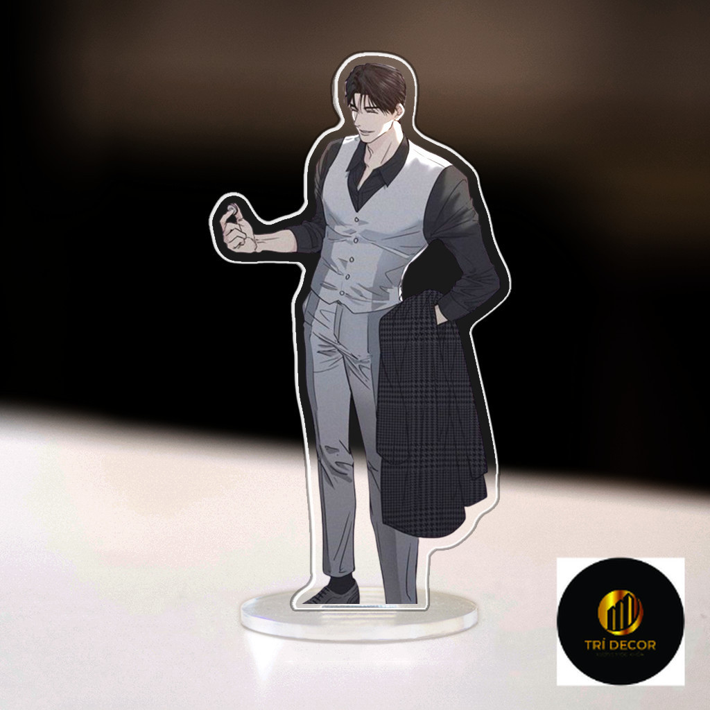 พวงกุญแจ โมเดลสแตนดี้ ภาพวาดกระจก Payback Vengeance Yoo Han Yoon Jay Manhwa BL Accessories