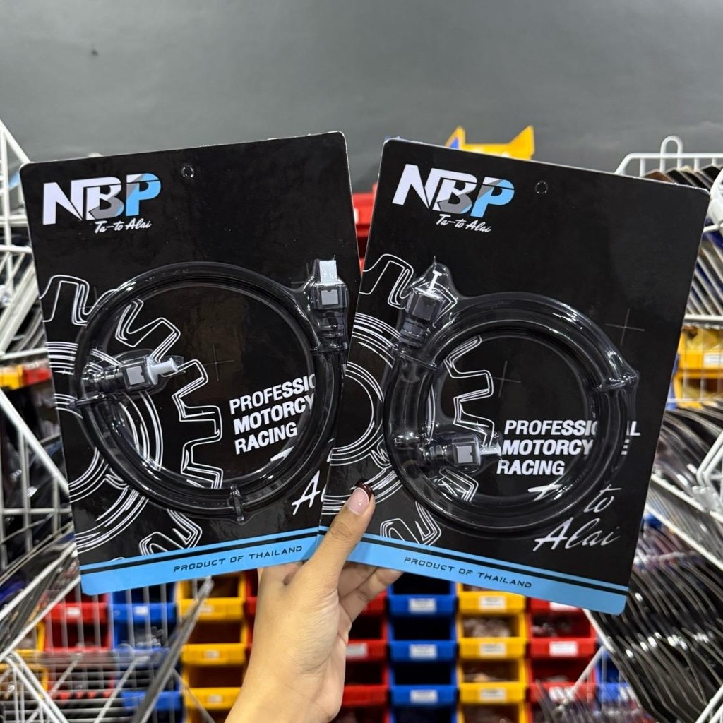 สายน้ำมันแรงดัน+หัวปลดเร็ว สีดำล้วน ดุดัน เท่ ไม่ซ้ำใคร งานNBP  หัวตรง+90องศา มี2 ความยาวให้เลือก ทน E20-E85
