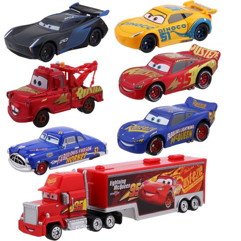 Tomy Tomica Racing Car Story Cars 3 Lightning McQueen Jackson Cool Sister Metal Car Toy yydr