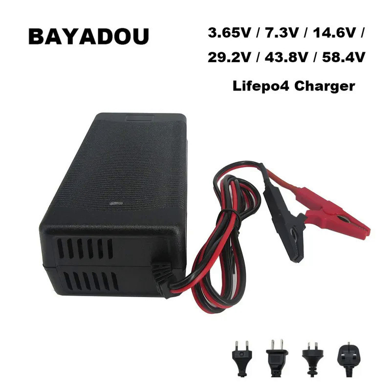 SJT150E 14.6V 10A 3.65V 7.3V 29.2V 43.8V 58.4V Lifepo4 Fast Charger 12V 24V 36V 48V 10A 5A Iron Phos