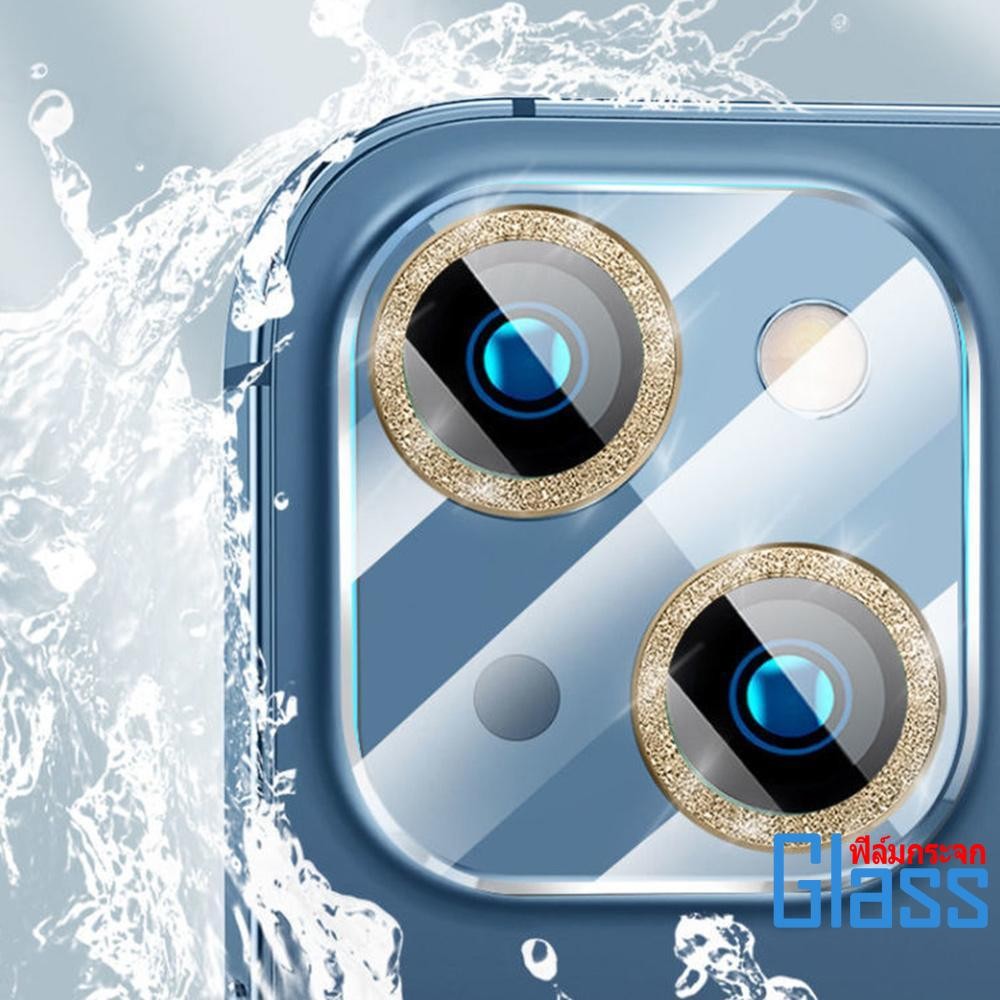 ฟิล์มกล้อง ใช้สำหรับ iPhone 17 16 15 14 Pro Max 12 11 Pro Max 13 Pro Max Mini ฟิล์ม กระจก เพชรแฟลชรุ่นใหม่ คลุมกล้อง - รูปที่ 6