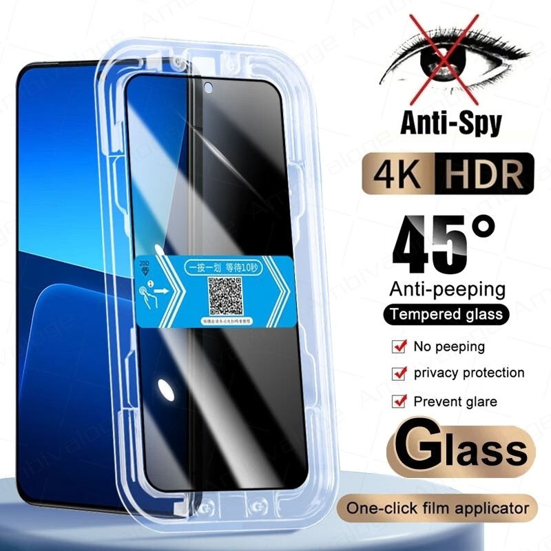 ฟิล์มกระจกกันมองด้านข้าง เต็มจอ สําหรับ Samsung Galaxy A20 A30 A50 A11 A21S A31 A51 A71 A12 A22 A32 