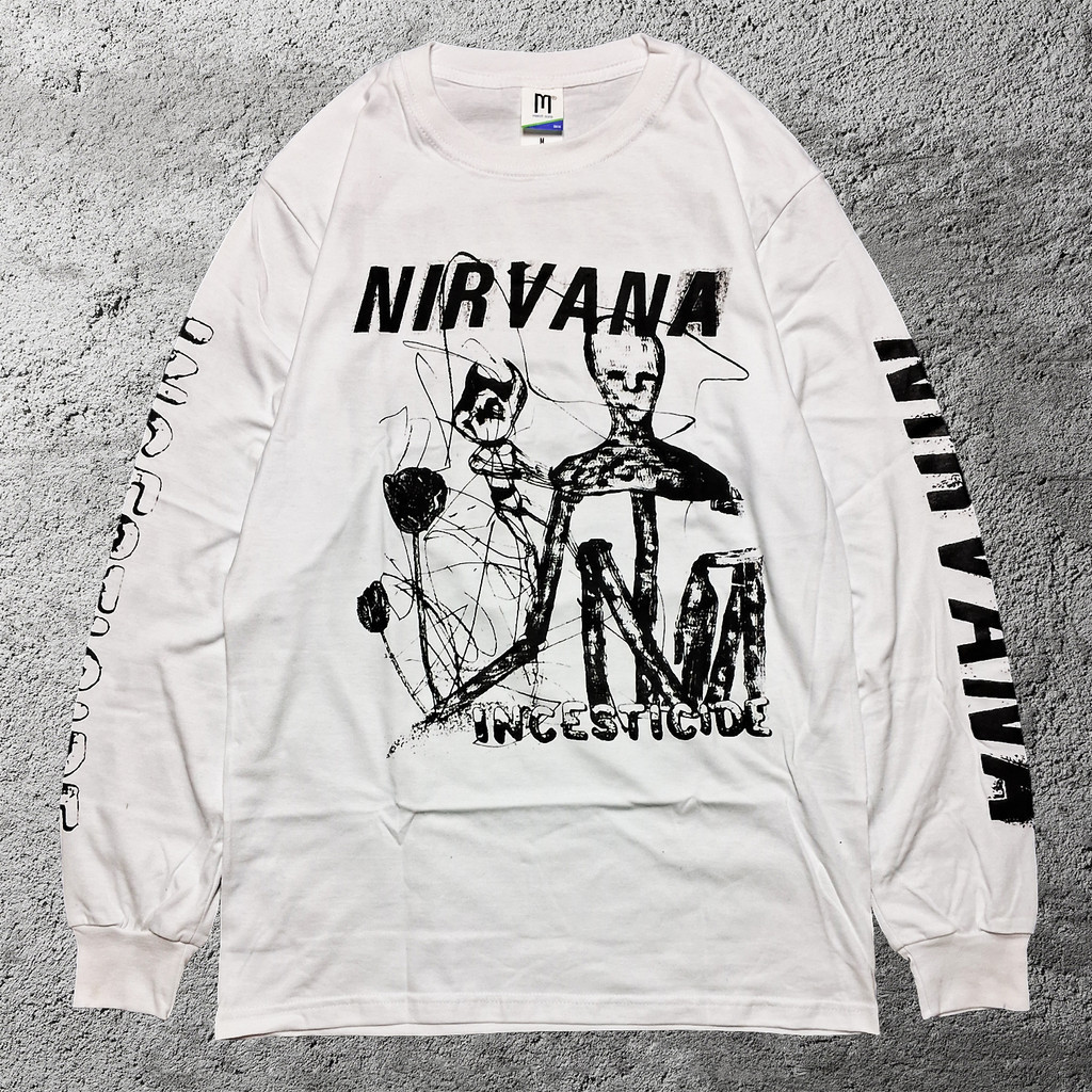 แขนยาว Nirvana - Incesticide | เสื้อยืดแขนยาว