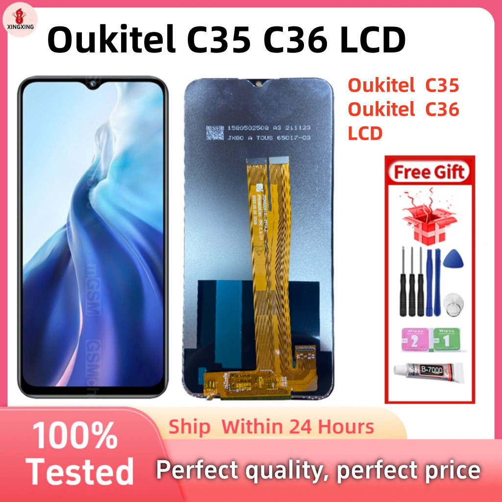 สําหรับ Oukitel C35 C36 จอแสดงผล LCD Touch Screen Digitizer Assembly