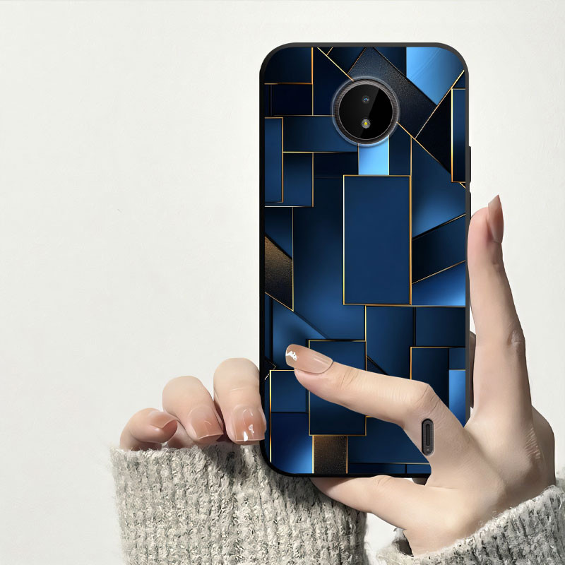 แฟชั่นสําหรับ Nokia C20 C10 C01 C12 Plus C02 กรณีพิมพ์สีดอกไม้ซิลิโคนอ่อนนุ่ม TPU กันกระแทกเคสโทรศัพท์สําหรับ Nokia C12 C12Pro C1 2nd Edition ฝาหลัง - รูปที่ 7