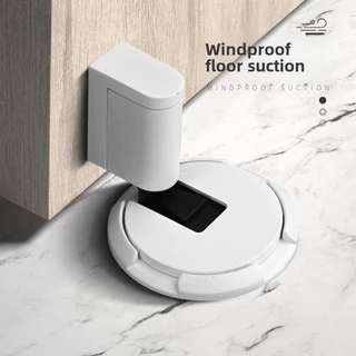 Non-punch Door Stopper พื้นอัตโนมัติ DoorStop อุปกรณ์เฟอร์นิเจอร์ทองสีดําสีเทา Stopper สําหรับประตู Windproof