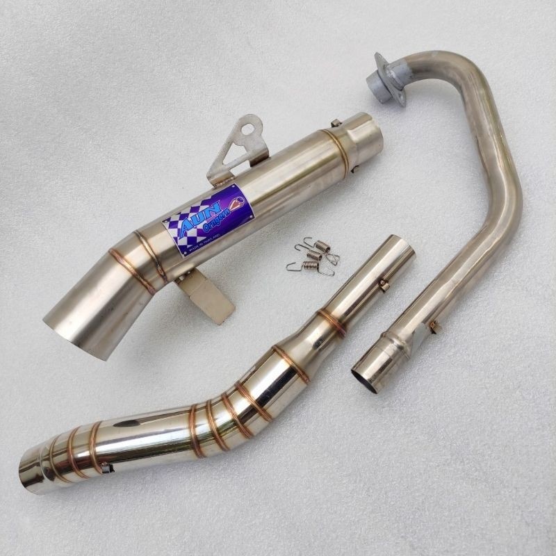 AUN ท่อ super เปิด 51 มม.หลอดประเภท 1 ชุดสําหรับ Tmx 125 Tmx 155 Rusi tc100 Rusi tc125 Rusi tc150 Ra