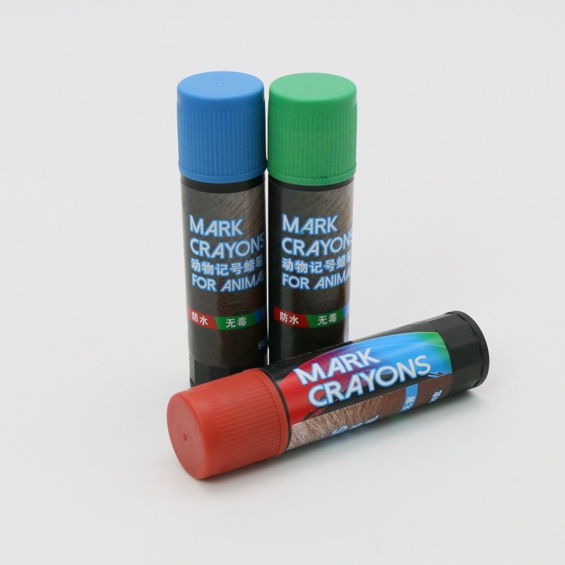 Pig Marker Crayon Marking Identify Pen ปศุสัตว์ Marker Crayon 3 สีสําหรับสัตว์วัววัวแกะ