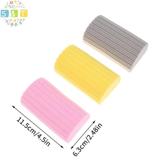 [S&T] Magical ฟองน้ําทําความสะอาดฝุ่น Pva ฟองน้ํา Damp Clean Duster สําหรับทําความสะอาดผ้าม่านแก้ว Baseboards Vents Railings กระจกหน้าต่าง {th}