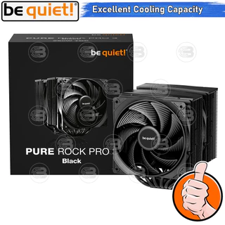 [CoolBlasterThai] Be Quiet Pure Rock Pro 3 Black Heat Sink CPU Cooler (AM5/LGA1851 Ready) (BK042) ประกัน 3 ปี