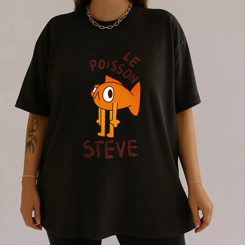 👕 พร้อมส่ง😆 เสื้อ Le Poisson Steve ตัณหาเสื้อยืด Le Poisson Steve S-5XL