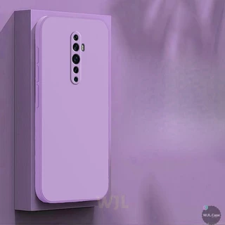 เคส OPPO Reno 2F เคสซิลิโคนโทรศัพท์มือถือสีลูกกวาดเรียบง่าย YT