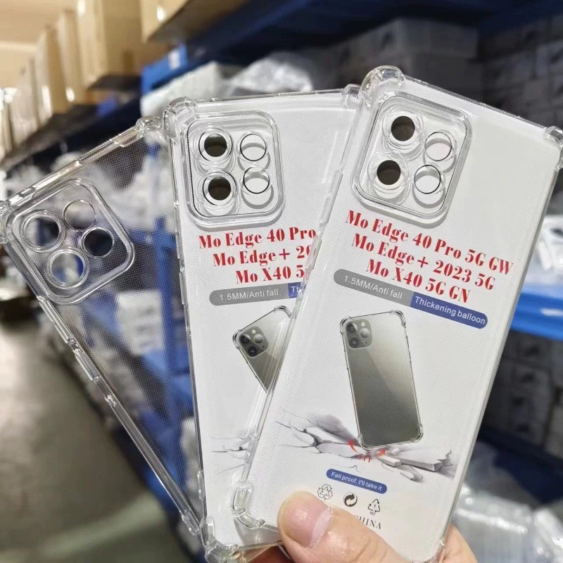 สําหรับ Motorola Moto Edge 30 40 50 Ultra/Pro/Fusion/Neo G 5G G Stylus 2025 Edge Plus Edge + 2024 2023 เคสโทรศัพท์ Soft ถุงลมนิรภัยปลอก